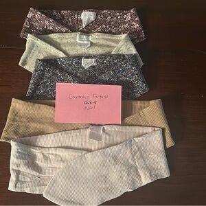 Jamie Kay Floral and Striped Headbands Set